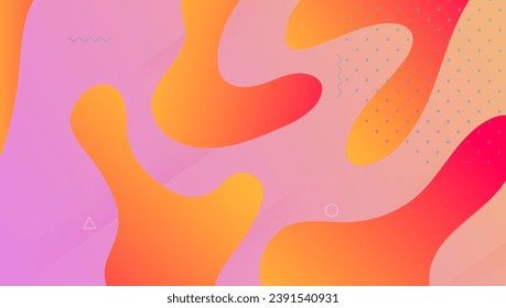 Liquid Layout. 3d Landing Page. Neon Colorful Presentation. Blue Memphis Shape. Abstract Element. Plastic Texture. Technology Frame. Color Fluid Background. Violet Liquid Layout