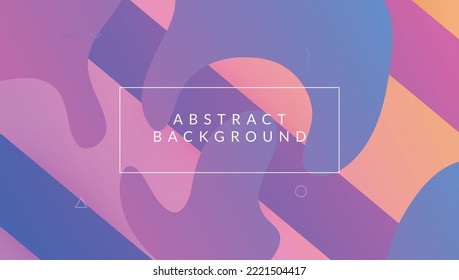 Liquid Layout. Business Backdrop. Wavy Dynamic Cover. Rainbow Texture. Gradient Shape. Hipster Frame. Violet Bright Design. 3d Landing Page. Violet Liquid Layout