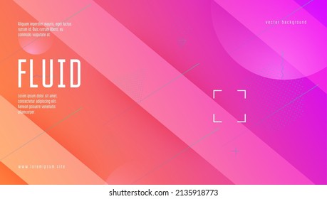 Liquid Layout. Plastic Page. Rainbow Concept. Color Landing Page. Minimal Shape. Purple Mobile Design. Art Fluid Cover. Technology Composition. Magenta Liquid Layout