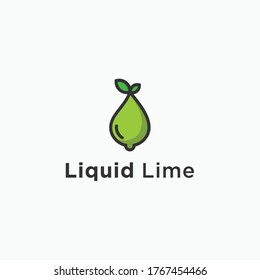 liquid lime logo / Lemon logo