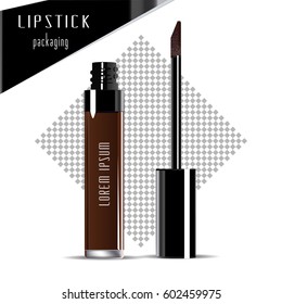 Liquid Lipstick. Vector Illustration.