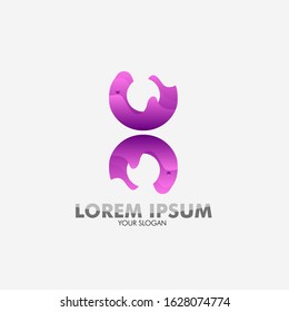 liquid logo icon for perfume company