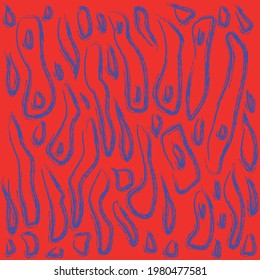 liquid looking chaotic vector. purple and red color