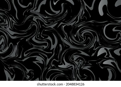 Fondo de mármol líquido. Aceite de arte de fondo de color oscuro con inserciones de luz. Pintas de aceite mixtas