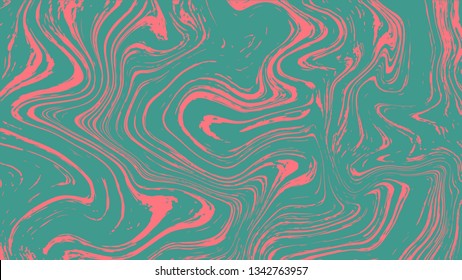 Liquid marble colorful texture design abstract vector background