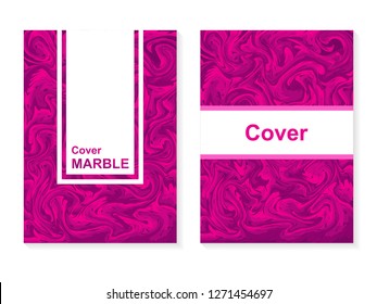 Liquid marble design cover template vector print - colorful marbing, abstract paint texture, can be use for poster, flyer, brochure, set packaging