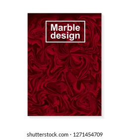 Liquid marble design cover template vector print - colorful marbing, abstract paint texture, can be use for poster, flyer, brochure, set packaging