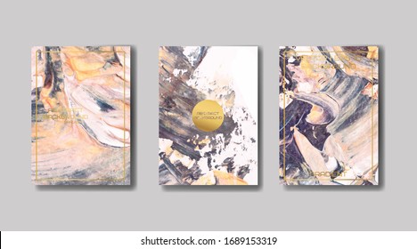 
liquid marble with gold. flyer, business card, flyer, brochure, poster, for printing. trend vector