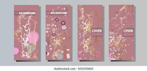 Diseño de fondo de pintura de mármol líquido con textura de polvo de brillo dorado.