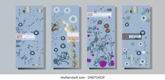 Liquid marble painting background design with gold glitter dust texture.