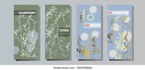 Liquid marble painting background design with gold glitter dust texture.