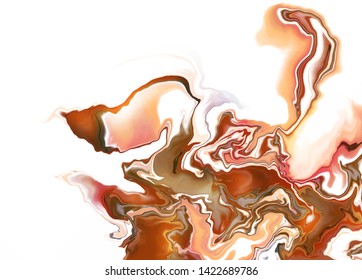 Liquid Marble texture background, vector agate. Fluid art, acrylic painting