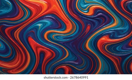 Liquid Marble Texture Background Vector