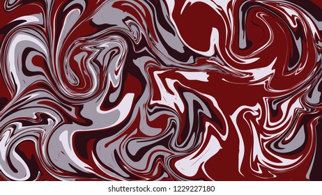 Liquid marble texture design, marble bold blossom, vibrant abstract paint design, vector illustration