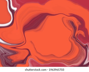 Diseño de textura de mármol líquido, superficie de mármol colorida, diseño de pintura abstracta vibrante, ilustración vectorial. Aplicable al diseño de portada, presentación, invitación, volante, cartel y tarjeta de visita