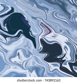 Liquid marble texture design, colorful marbling surface, vibrant abstract paint design, vector illustration