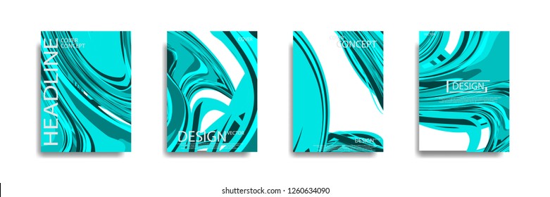Liquid marble texture. Fluid art. Mixture of acrylic paints.Applicable for design cover, presentation, invitation, flyer, annual report, poster and business card, desing packaging. Modern artwork