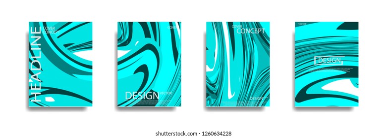 Liquid marble texture. Fluid art. Mixture of acrylic paints.Applicable for design cover, presentation, invitation, flyer, annual report, poster and business card, desing packaging. Modern artwork