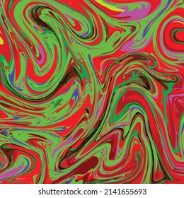  Textura de mármol líquido. Agua. Arte líquido. Aplicable al diseño de portada, presentación, invitación, volante, póster y tarjeta de visita, diseño de paquete. Arte moderno. Imagen vectorial de tendencia