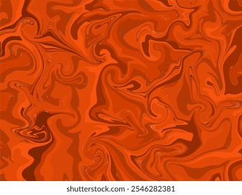 Textura de mármol líquido, ondas. Diseño moderno de colores naranjas, diseño gráfico etéreo sin fisuras. Fondo de textura de mármol líquido.