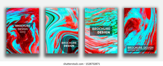Liquid marble textured backgrounds. Abstract painting for wed design or print. Good for cards, covers and business presentations