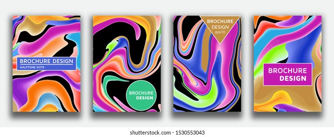 Liquid marble textured backgrounds. Abstract painting for wed design or print. Good for cards, covers and business presentations