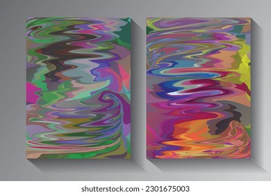 Liquid marble textured backgrounds. Abstract painting for wed design or print. Good for cards, covers and business presentations.