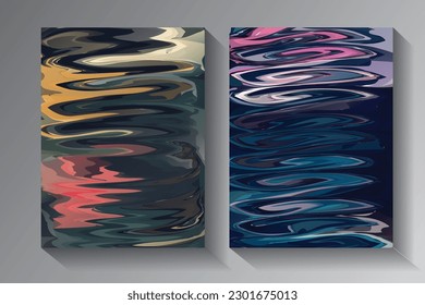 Liquid marble textured backgrounds. Abstract painting for wed design or print. Good for cards, covers and business presentations.