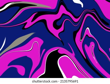 Fondo de mármol líquido texturado. Antecedentes psicodélicos ondulados. Pintura abstracta para diseño o impresión caseros. Ideal para tarjetas, portadas y presentaciones de negocios. Ilustración del vector