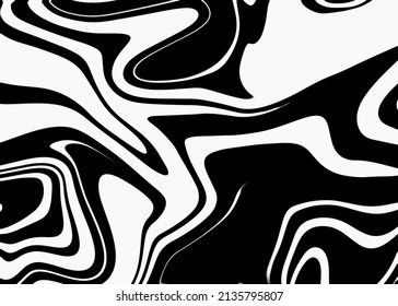 Liquid marble textured backgrounds. Wavy psychedelic backdrops. Abstract painting for wed design or print. Good for cards, covers and business presentations. Vector illustration