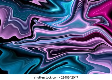 Liquid marble textured backgrounds. Wavy psychedelic backdrops. Abstract painting for wed design or print. Good for cards, covers and business presentations. Vector illustration	