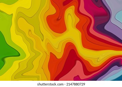 Liquid marble textured backgrounds. Wavy psychedelic backdrops. Abstract painting for wed design or print. Good for cards, covers and business presentations. Vector illustration