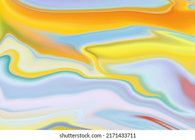 Liquid marble textured backgrounds. Wavy psychedelic backdrops. Abstract painting for wed design or print. Good for cards, covers and business presentations. Vector illustration