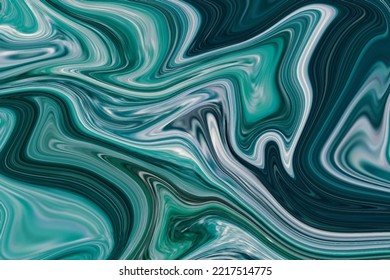 Liquid marble textured backgrounds. Wavy psychedelic backdrops. Abstract painting for wed design