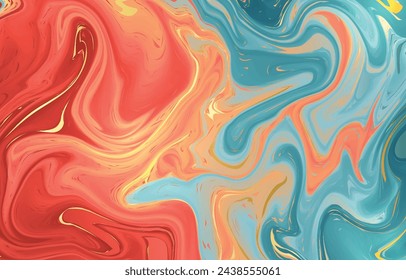 Liquid marbling paint texture background. Fluid painting abstract texture.