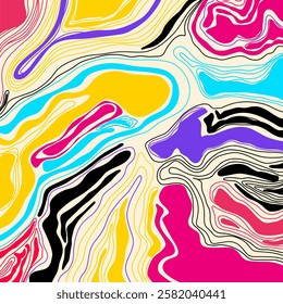 liquid marbling paint texture background. abstract painting background texture, intensive color mix design