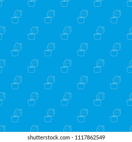 Liquid metal pattern vector seamless blue repeat for any use