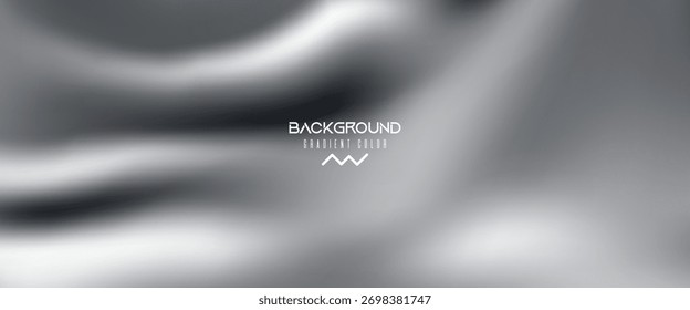 Superficie de metal líquido con ondas elegantes y reflejos sedosos. Patrón blanco y negro dinámico que se asemeja