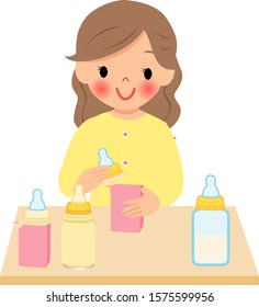 Liquid milk convenient for going out and disasters