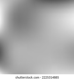 Liquid Minimal Smooth Monochrome Design Picture. Metallic Grey Dark Digital Gradient Backdrop. White Empty Black Trendy Gradient Mesh. Watercolor Vector Aluminium Silver Blurry Wallpaper.