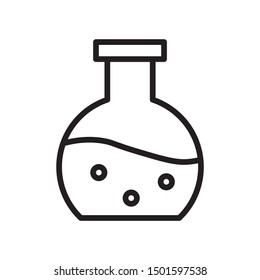 Liquid Mixing Bowl or Formulation of StartUps Vector Icon