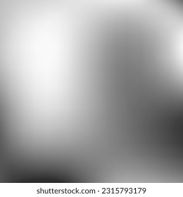 Liquid Monochrome Digital Vector Design Picture. Smooth Watercolor Minimal Dark Blurry Background. White Black Metallic Grey Gradient Background. Aluminium Trendy Empty Silver Gradient Mesh.