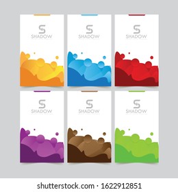 Liquid Multi color Premium flyer template