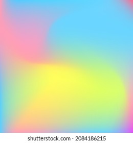 Liquid Multicolor Purple Blurred Design Pic. Dynamic Blue Fluid Happy Light Swirl Gradient Mesh. Neon Rainbow Pastel Pink Green Wallpaper. Water Color Yellow Wavy Curve Gradient Backdrop.