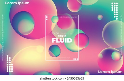 Liquid  neon  fluid background. Fluid colors shapes composition. Applicable for gift card cover poster. Poster on wall poster template,landing page. 