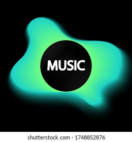 Liquid neon gradients for banners, vector art illustration.
