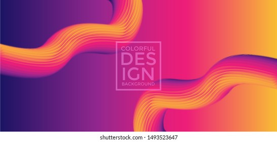 Liquid Oil Vector Background for Social Media Use.