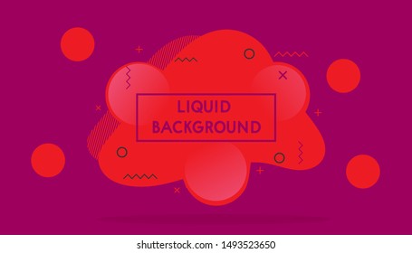 Liquid Oil Vector Background for Social Media Use.