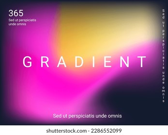 Líquido sobre fondo colorido. Moda borrosa de malla brillante en tonos rosa, azul, verde. Vector publicitario de moda en retro para libro, anual, interfaz móvil, aplicación web.