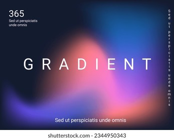 Liquid on colorful background. Bright mesh blurred pattern in pink, blue, green tones.